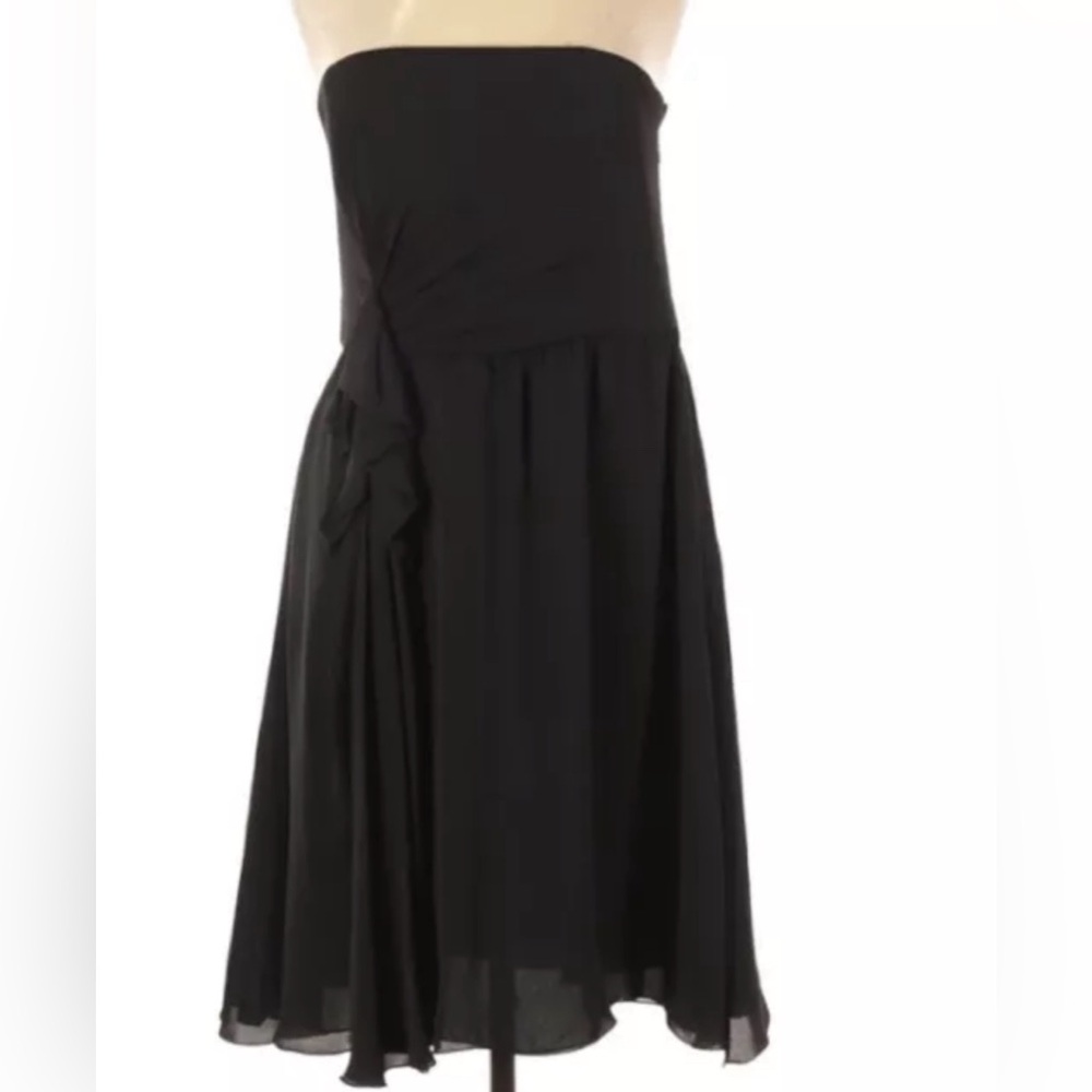 Armani Collezioni silk LBD size 10 quiet luxury